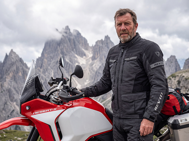 Guy wearing Revitt jacket